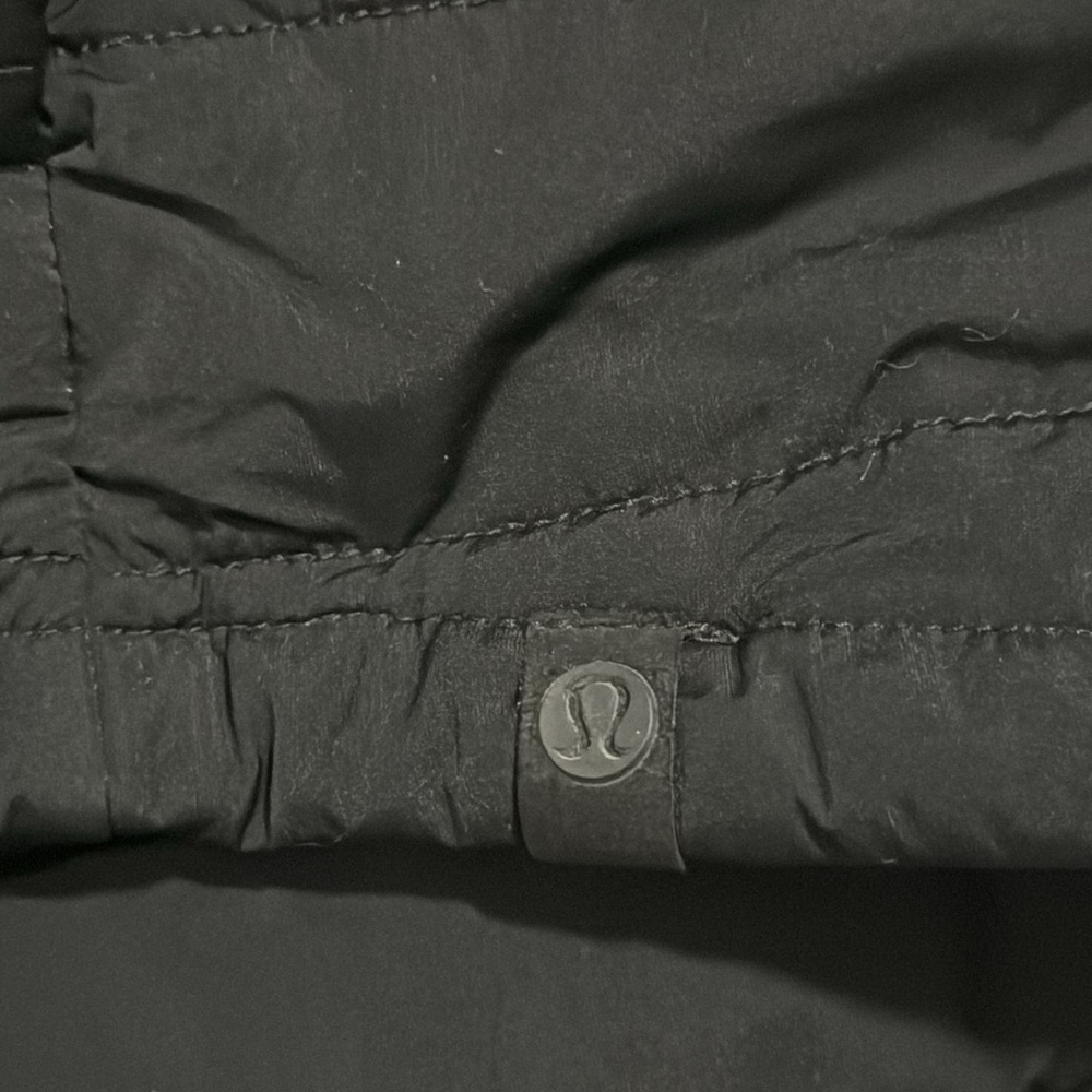 Lululemon Quilted Overshirt Shacket Black Shirt Jacket Snap Chest Pocket-Large - Picture 8 of 11